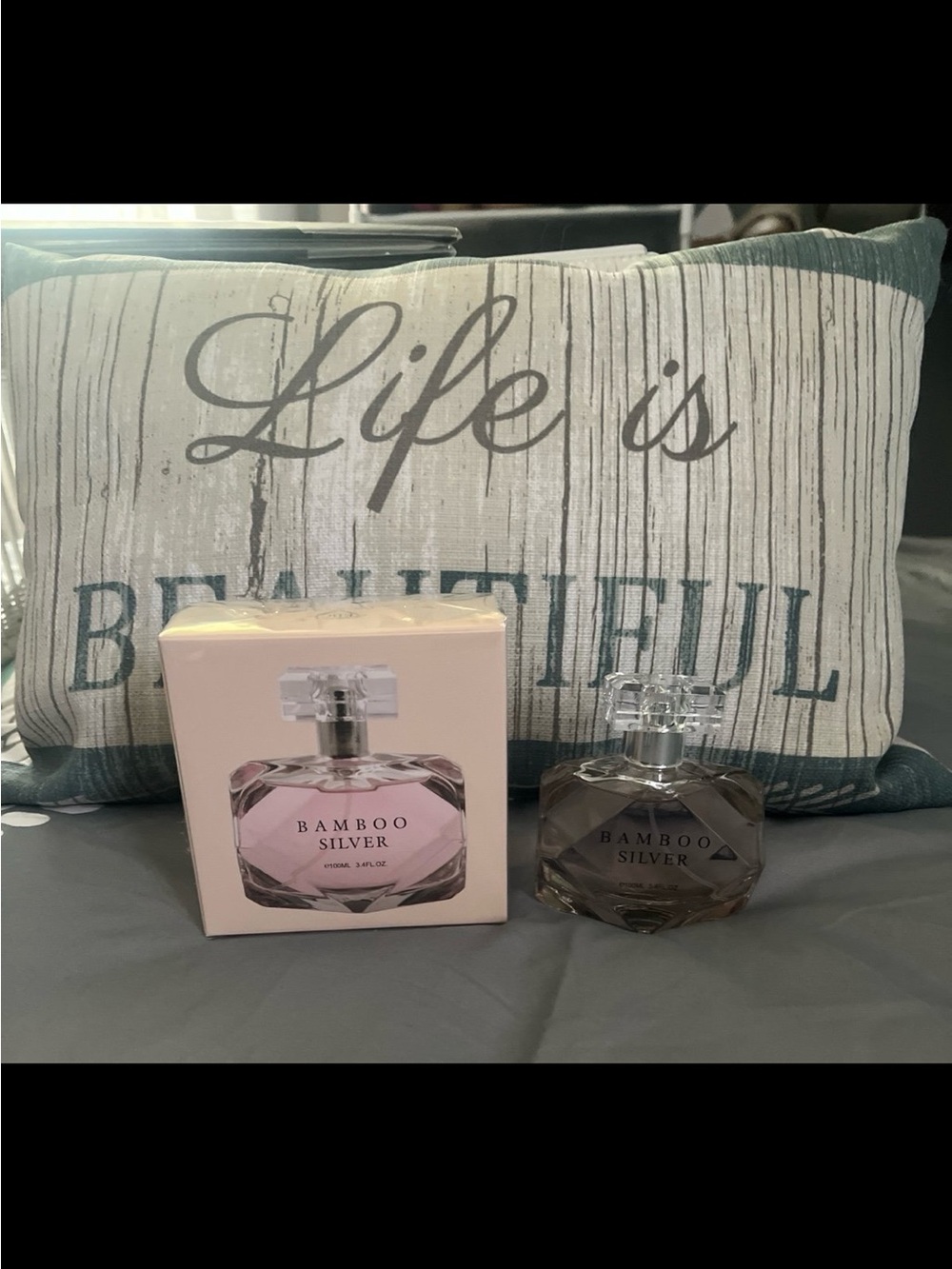 BAMBOO Silver Women's Eau de Parfum — Pink & Brown Bottle (Sprayed once)